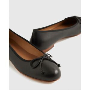 Quince Black Ballet Flats